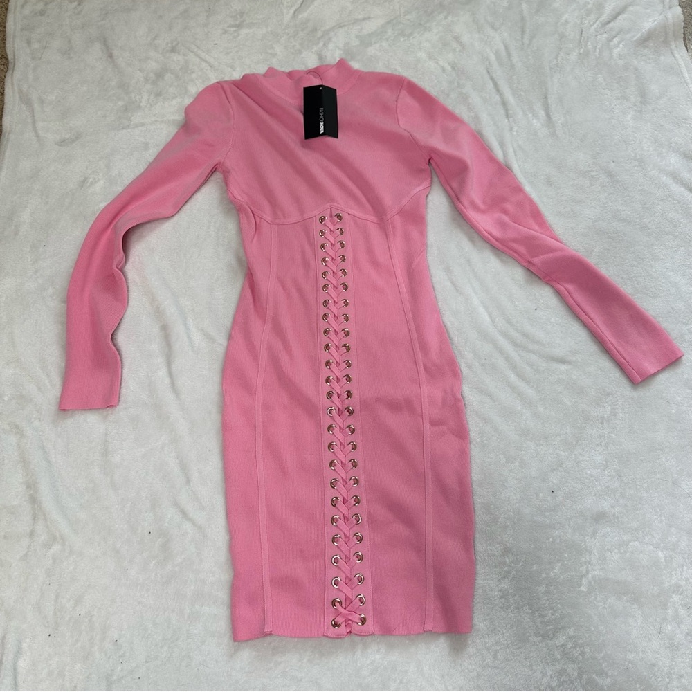 NWT Fashion Nova Setting the Tone Mini Dress